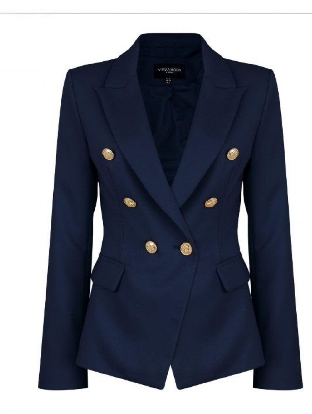 Elegant Navy Blue Blazer VIEMA MODA – New with Tags